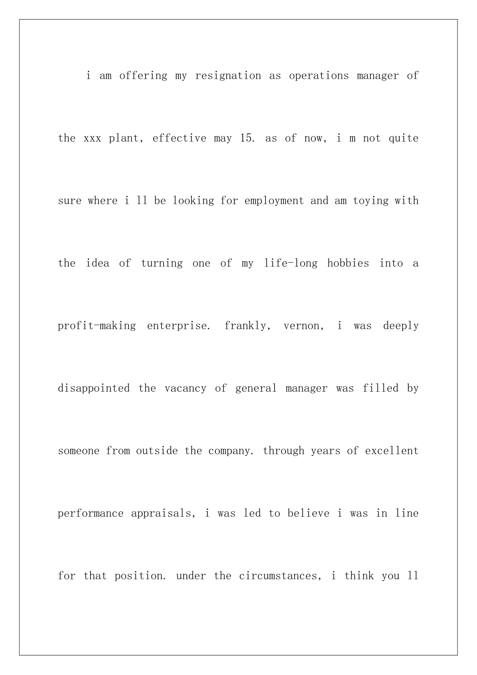 2024年英语的辞职报告7篇_第2页