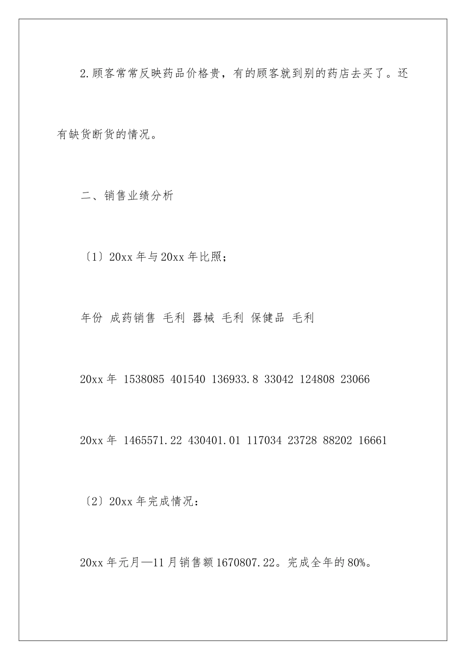 2024年药品销售年终总结合集5篇_第3页