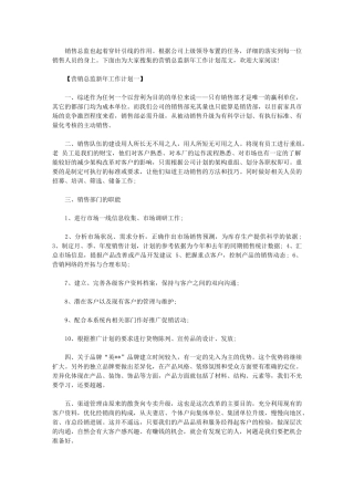2024年营销总监工作目标-[营销总监新年工作计划]