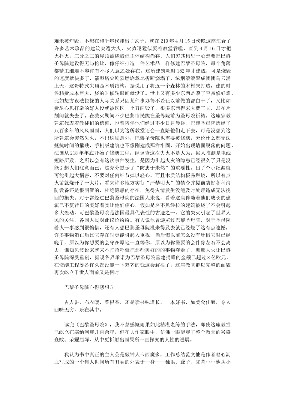 2024年读巴黎圣母院感想_第3页