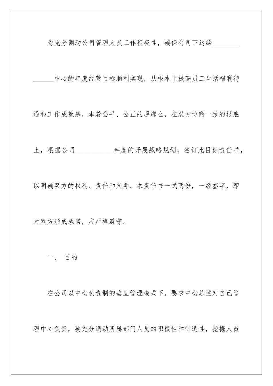 2024年销售总监目标责任书_第2页