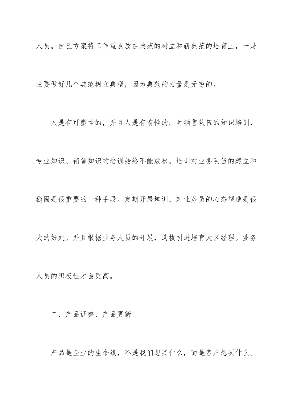 2024年销售经理的工作计划集合5篇_第3页