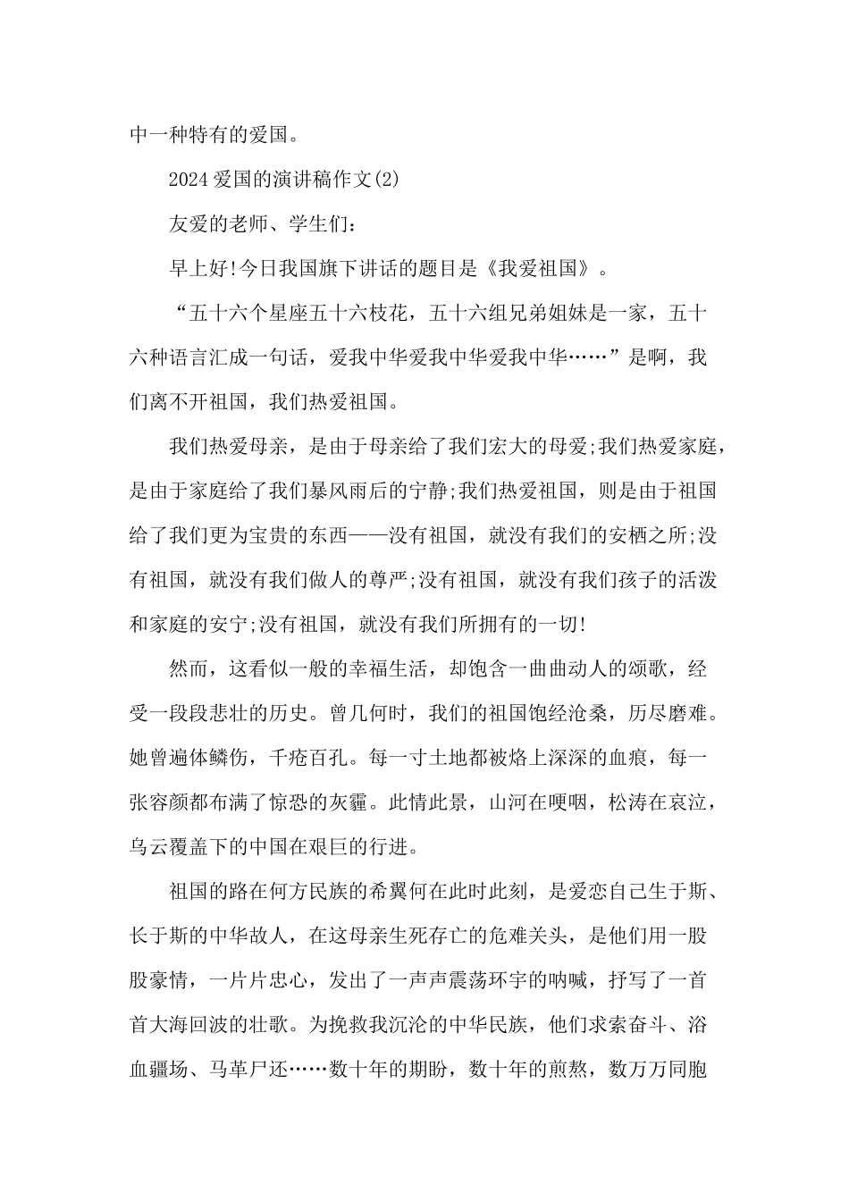 2024爱国的演讲稿_第3页