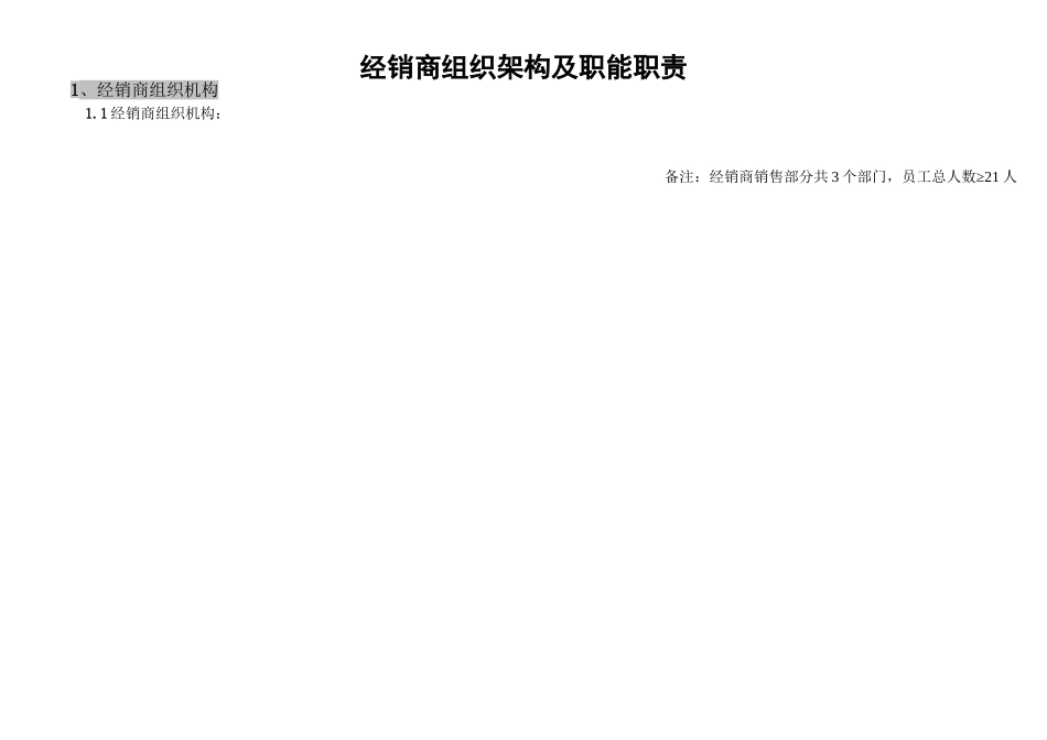 4S店组织机构框架及职能职责模版_第2页