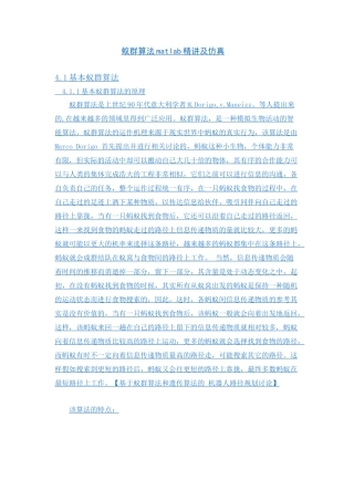 matlab蚁群算法精讲及仿真图