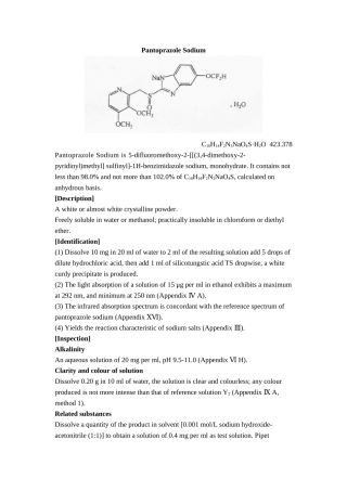 Pantoprazole-Sodium-中国药典标准翻译