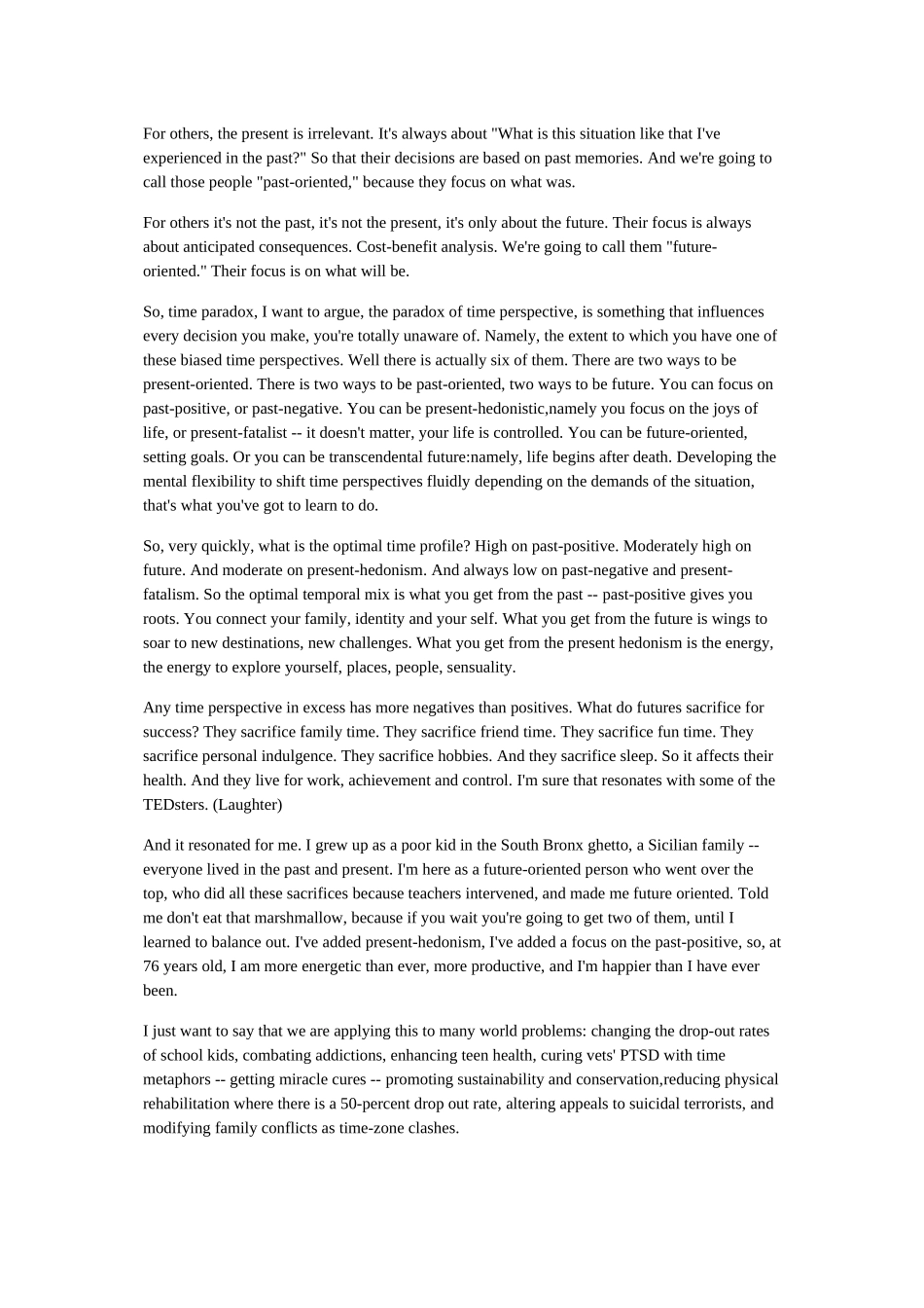 TED演讲-健康的时间观念_第2页