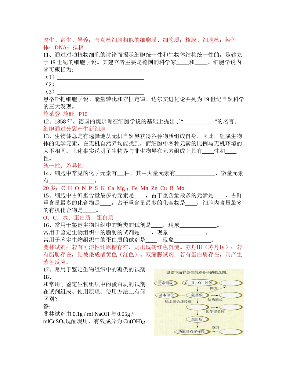 《分子与细胞》第123章知识回顾_第2页