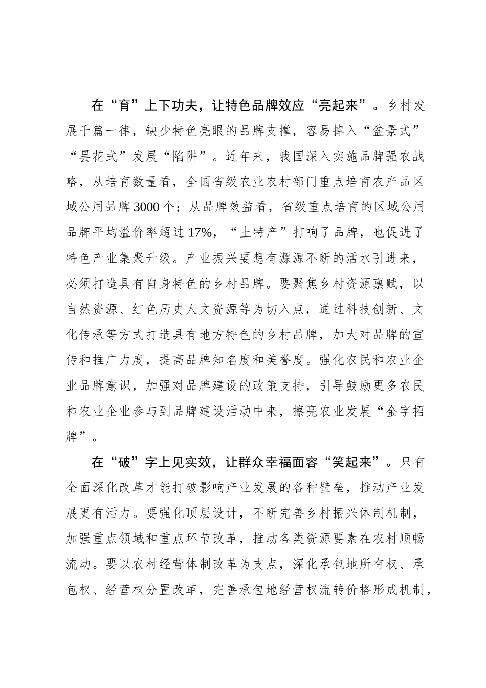 党委书记言论：提振产业发展劲头_第2页