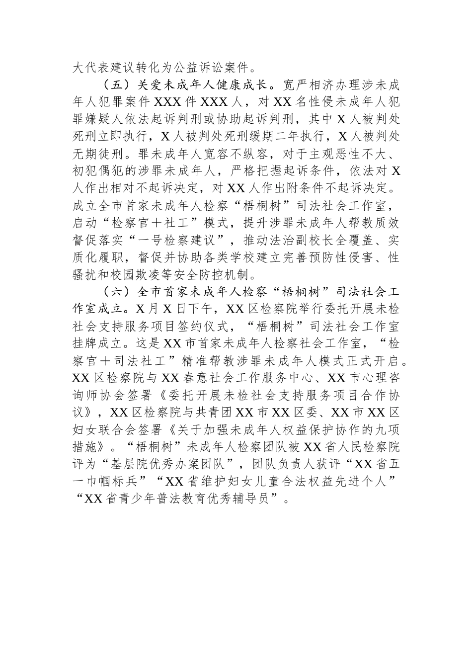 区人民检察院工作总结_第3页