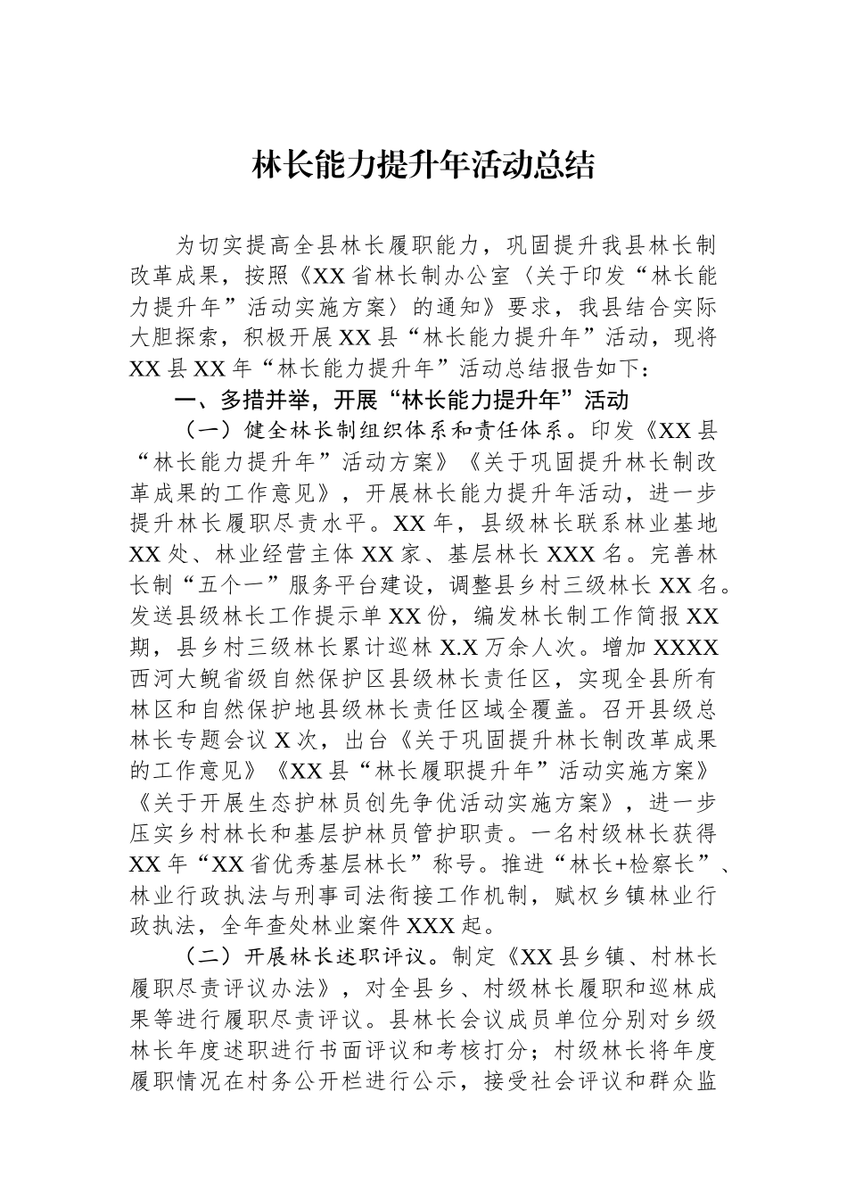 林长能力提升年活动总结_第1页