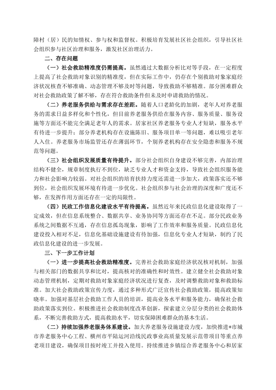 市民政局2025年上半年工作情况总结_第3页