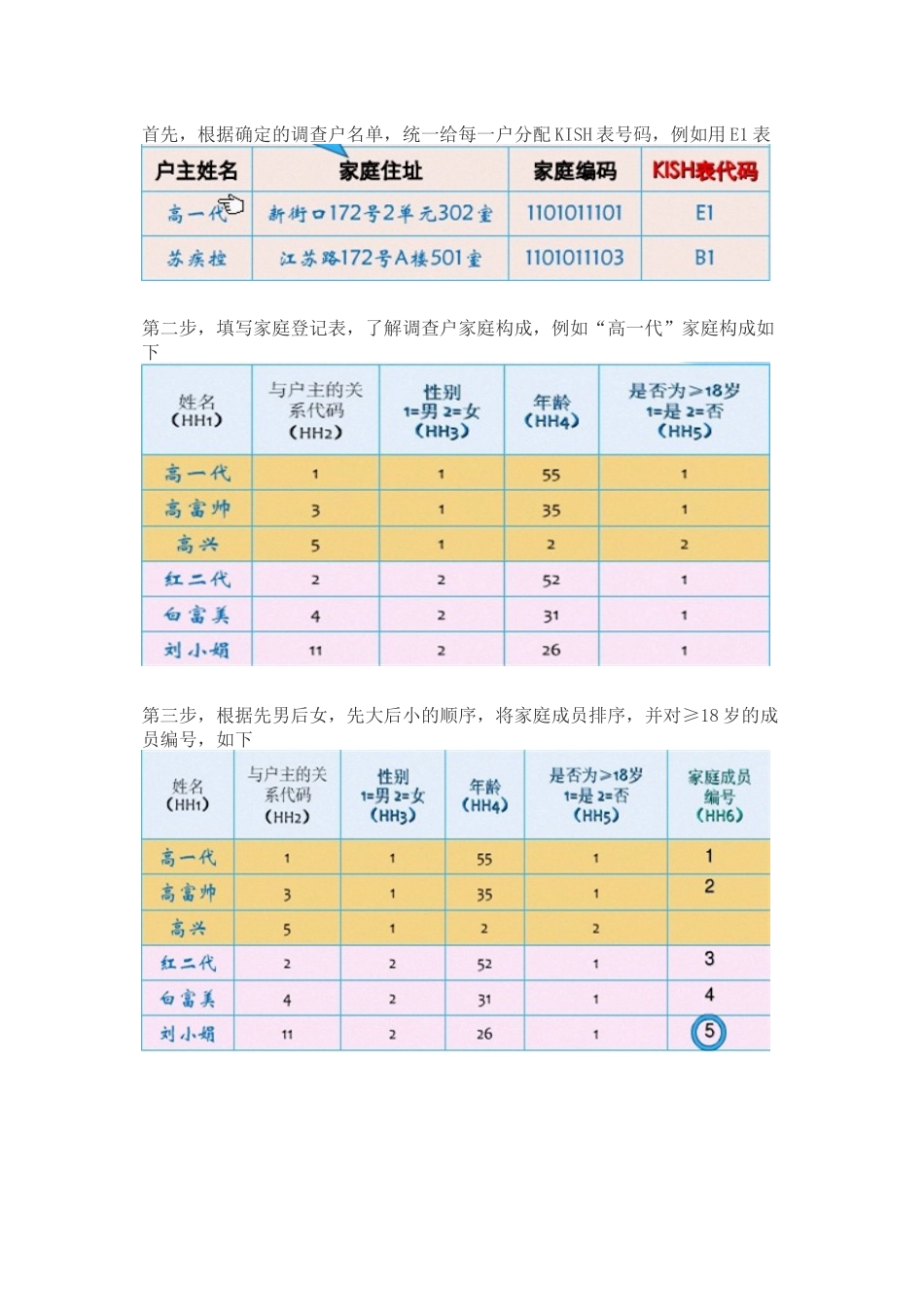 KISH确定调查对象的方法_第1页