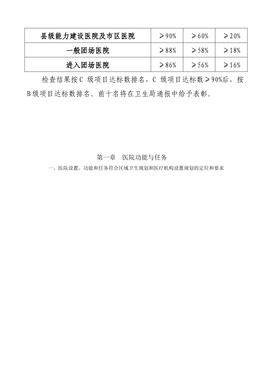 一级综合医院评审标准实施细则_第3页
