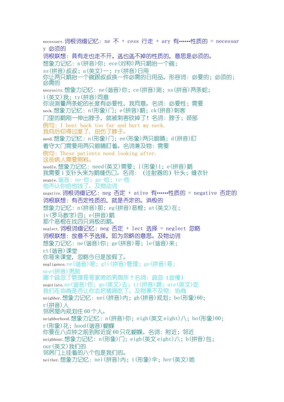 万词右脑光速图形图像记单词-最符合中国人习惯之方法n_第3页