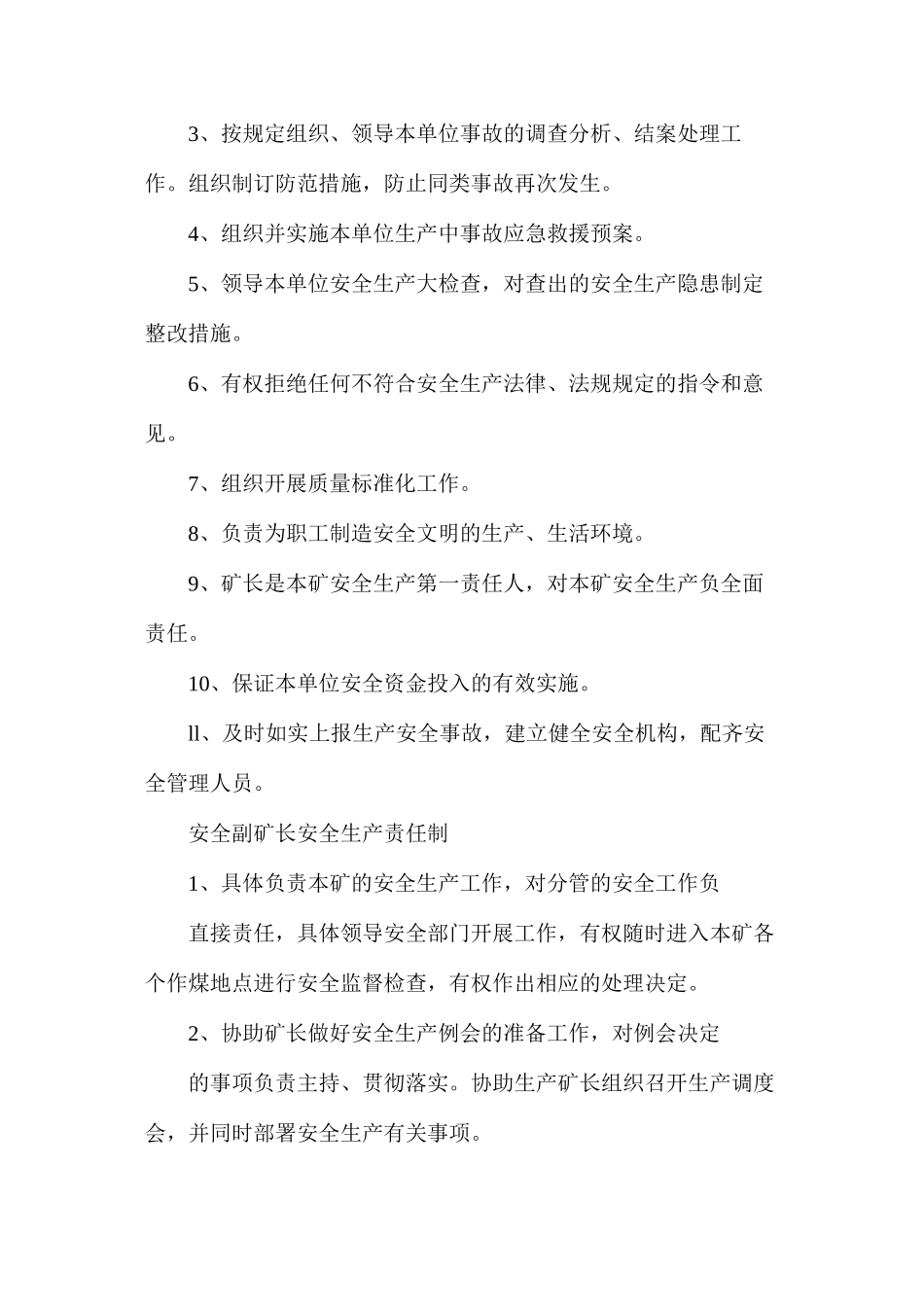 三洋煤业安全生产责任制汇编_第3页