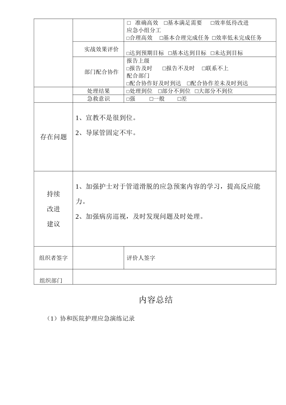 三病区管道滑脱演练_第2页