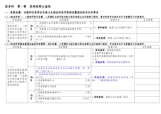 三级医院评审医务科负责部分