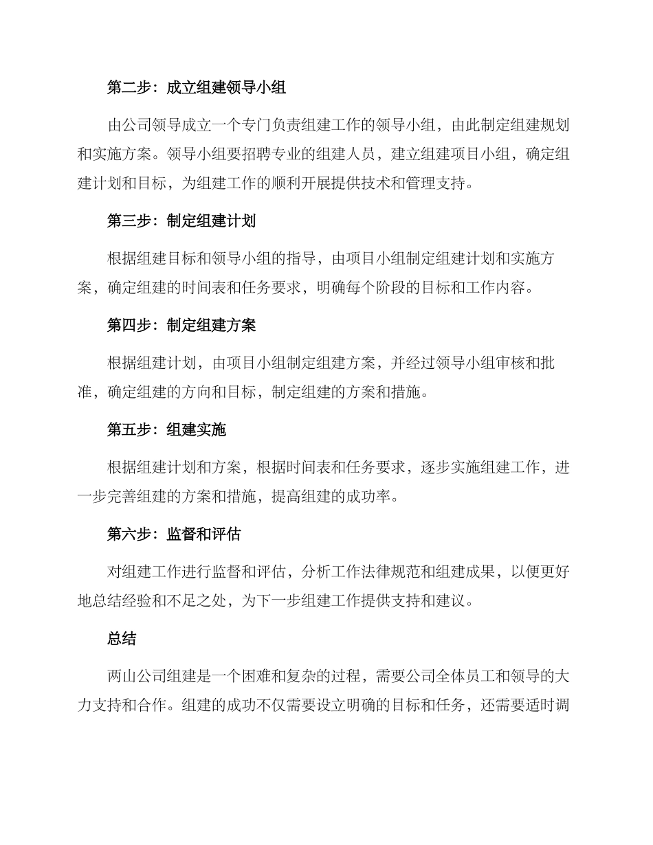 两山公司组建方案_第2页