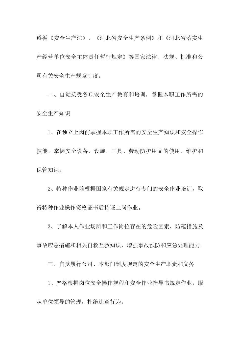 个人安全承诺书15篇 _第2页