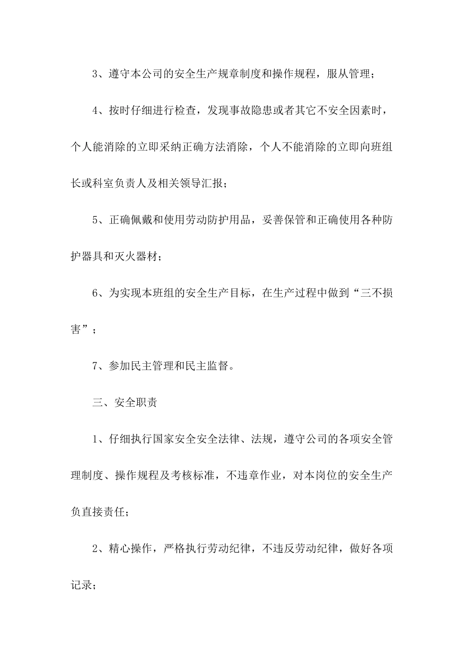 个人安全责任承诺书模板七篇_第2页