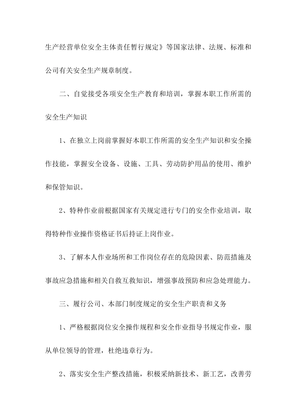 个人的安全承诺书合集七篇_第2页