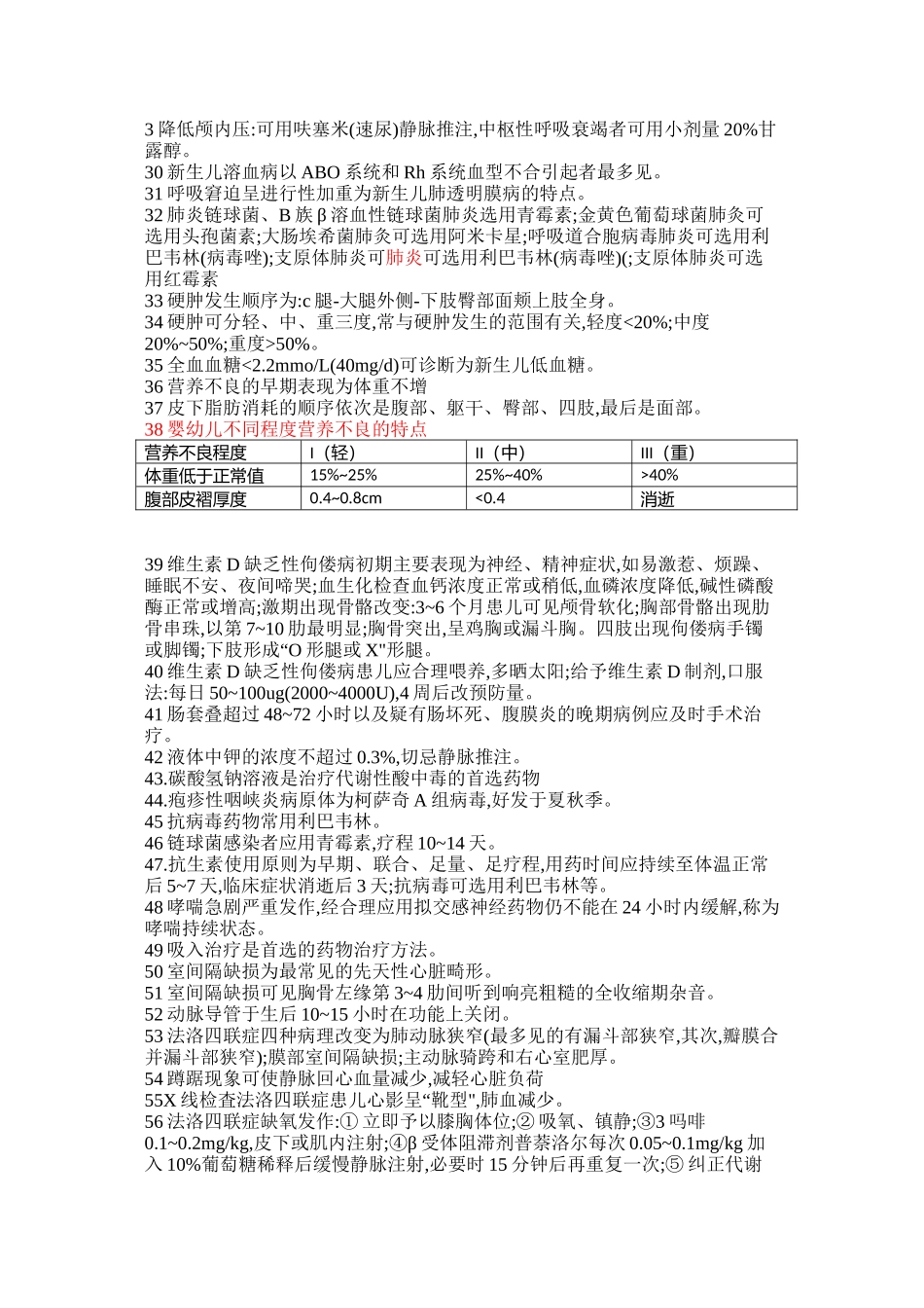 主管护师儿科知识点_第2页