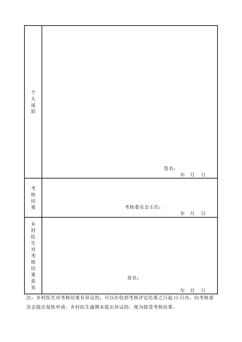 乡村医生考核表_第3页