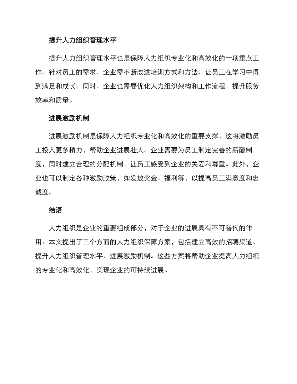 人力组织保障方案_第2页