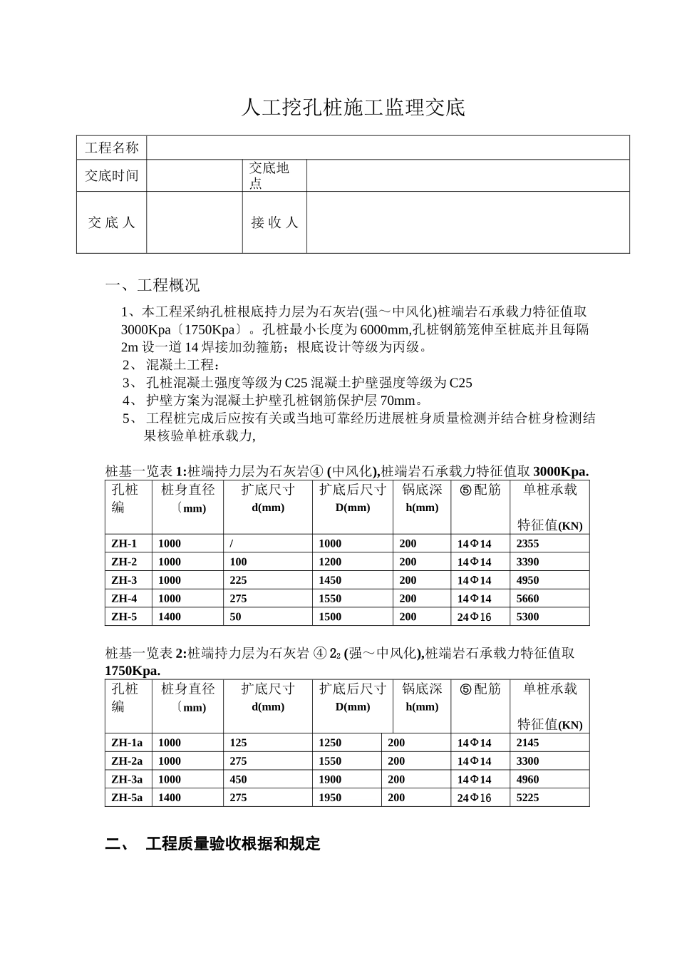 人工挖孔桩施工监理交底_第1页