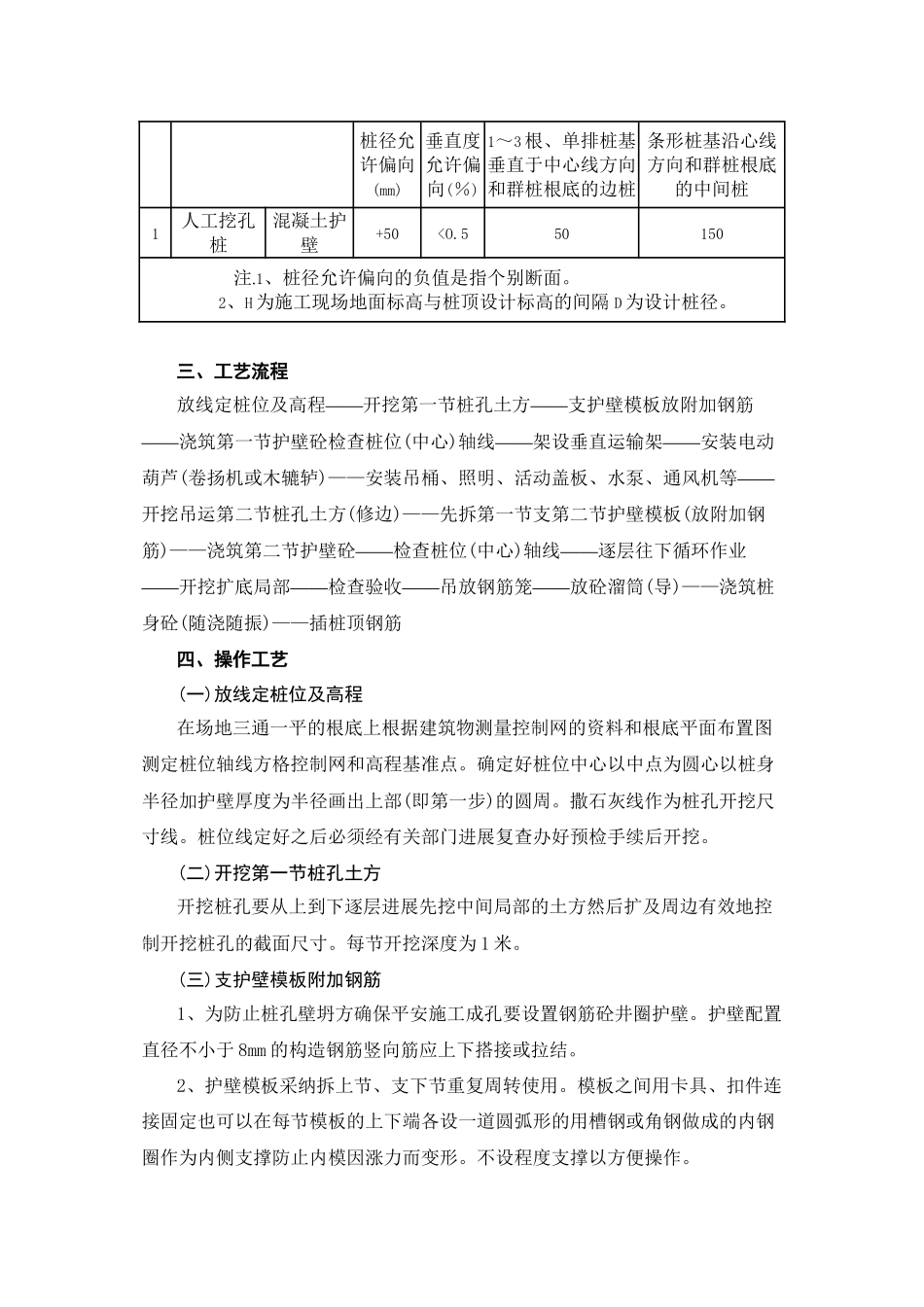 人工挖孔灌注桩技术交底_第3页