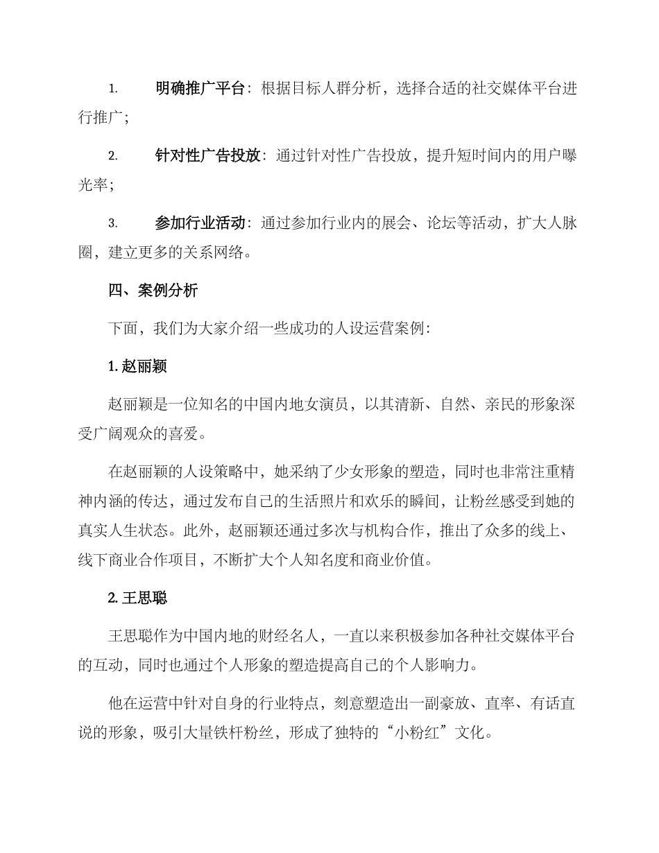 人设运营策划方案_第3页