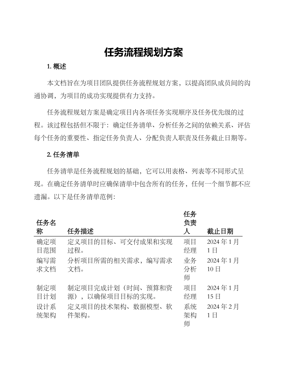 任务流程规划方案_第1页