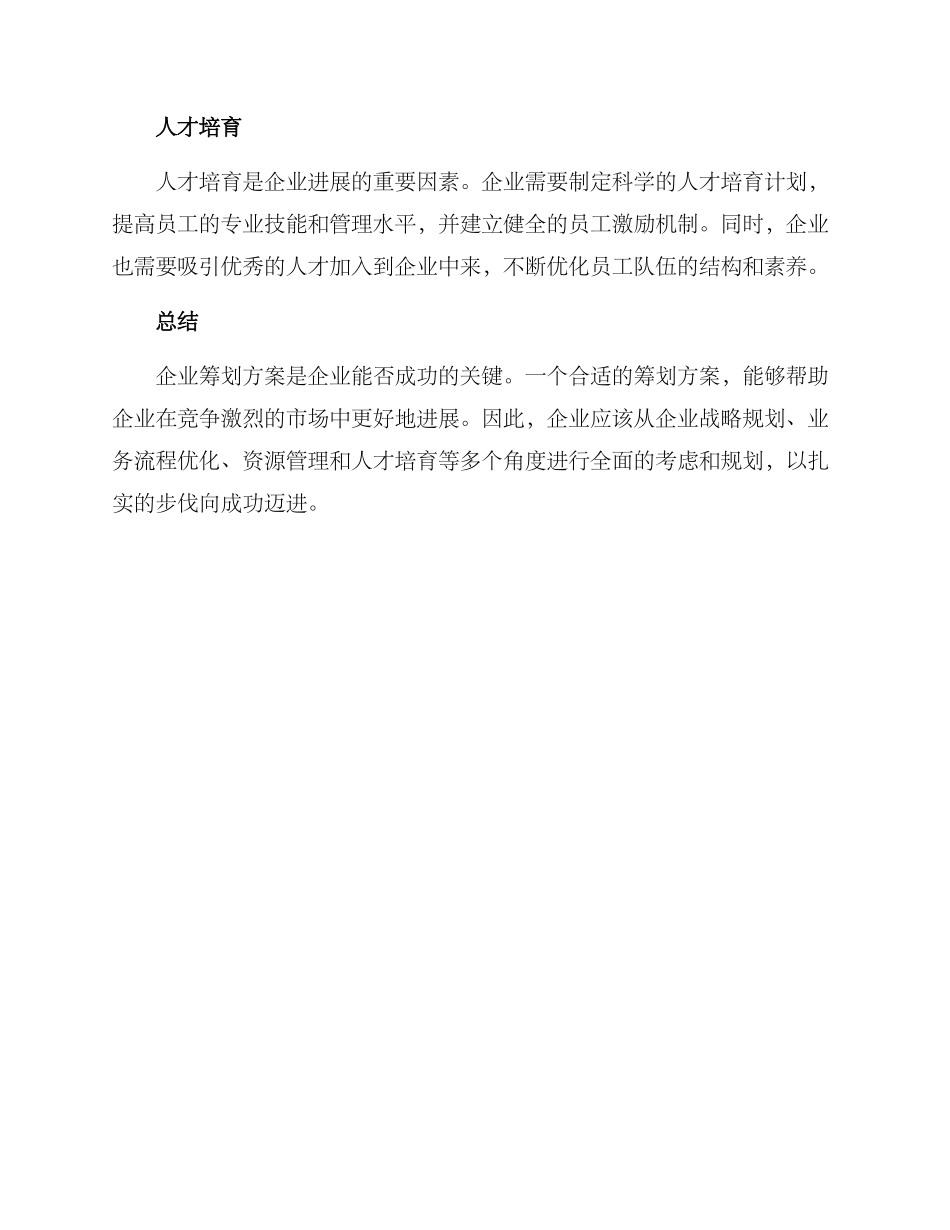 企业筹划方案_第2页