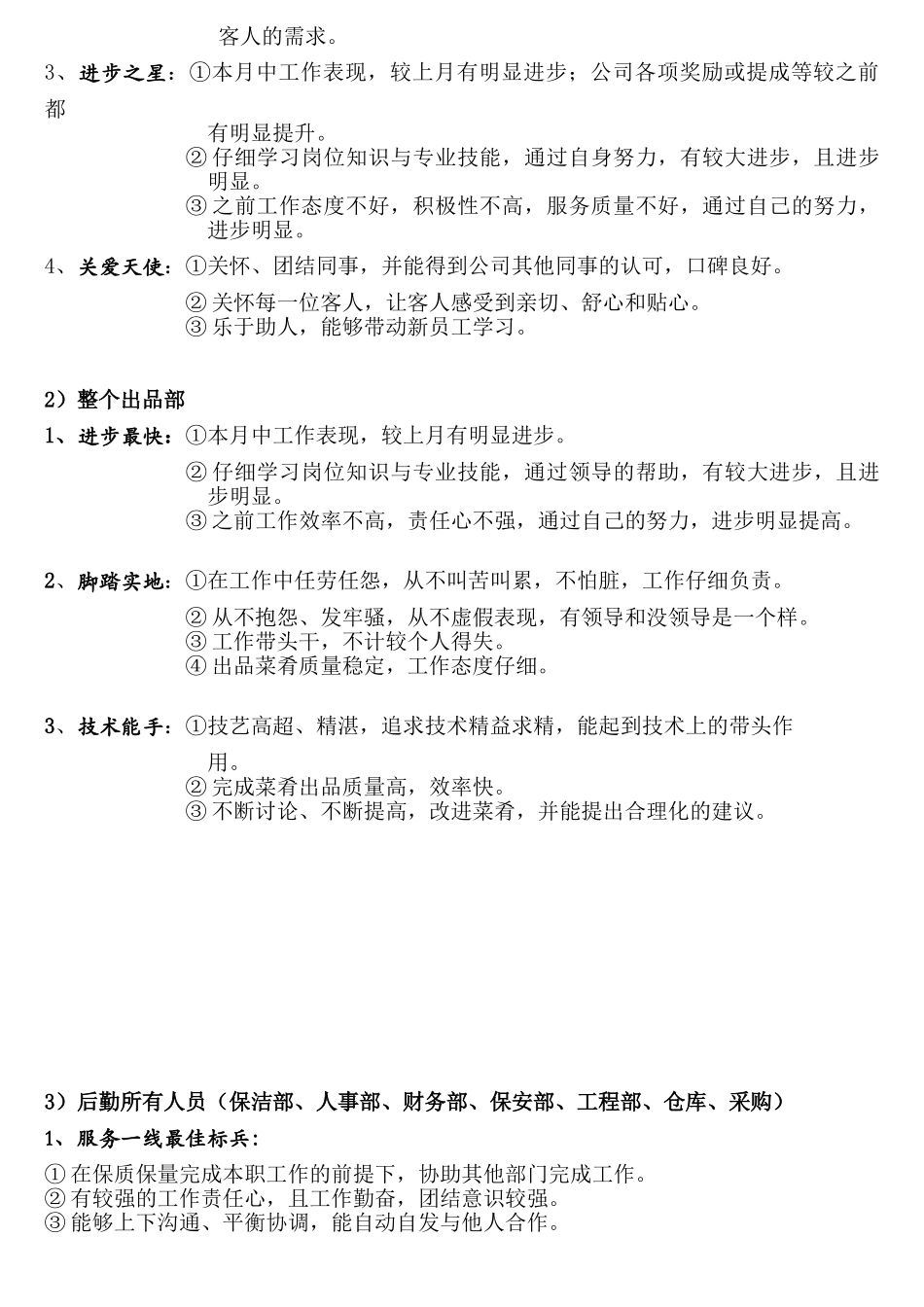 优秀员工评选方案_第2页