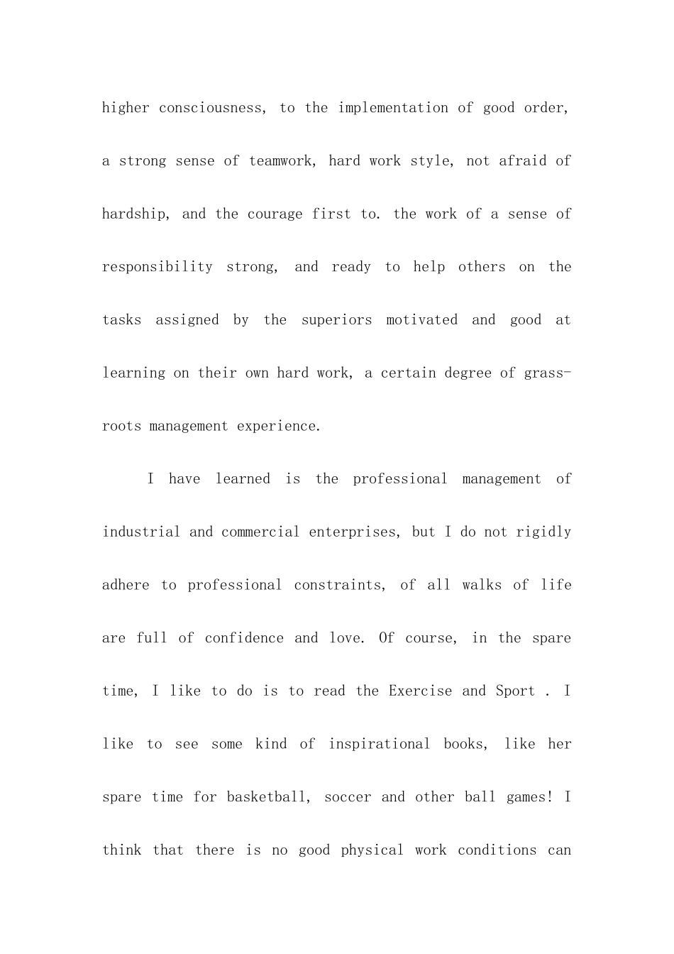 优秀英文求职信_第2页