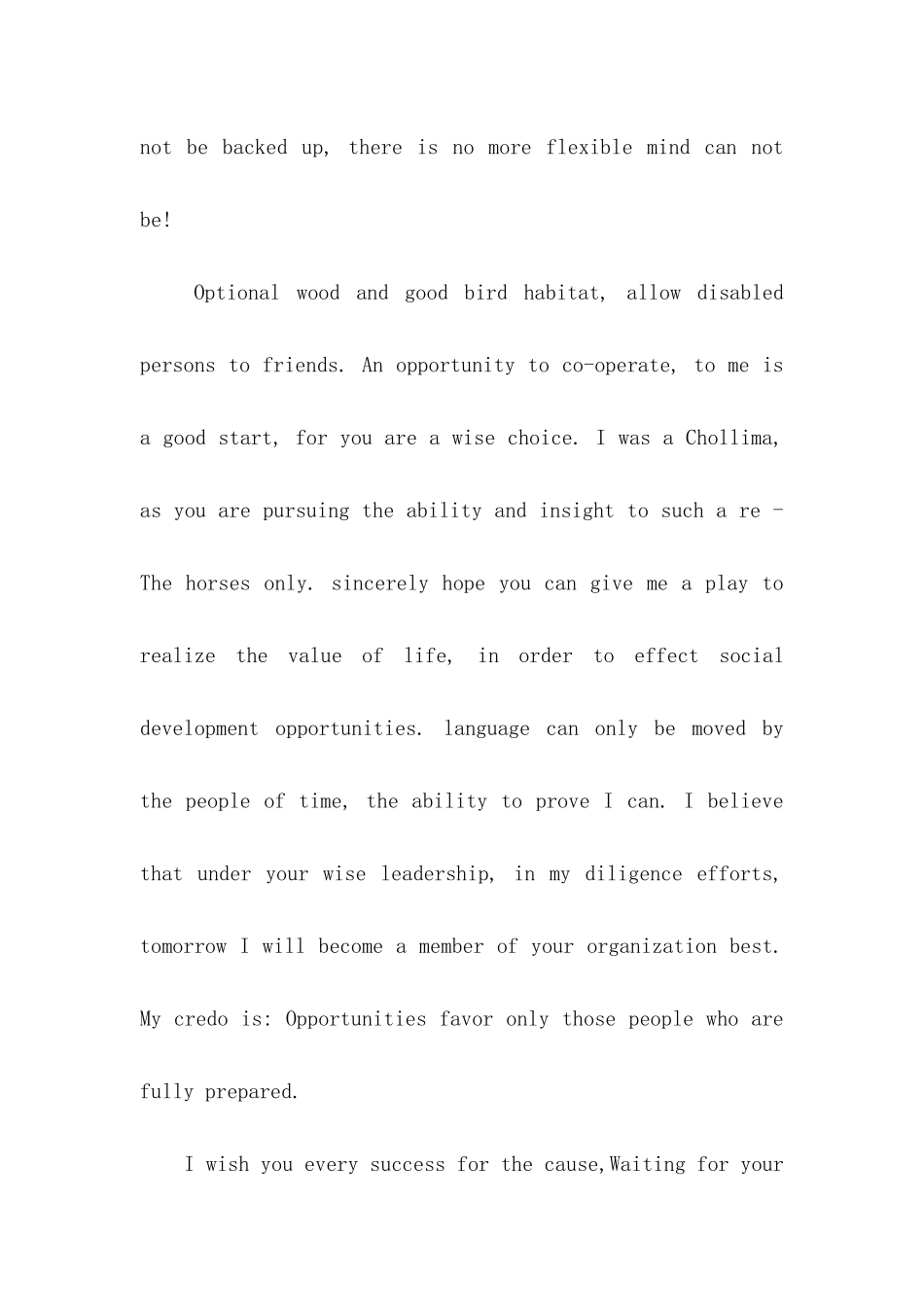 优秀英文求职信_第3页