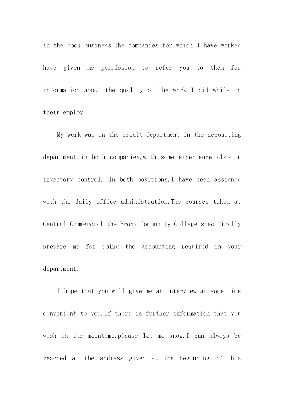 会计英文求职信锦集9篇_第2页