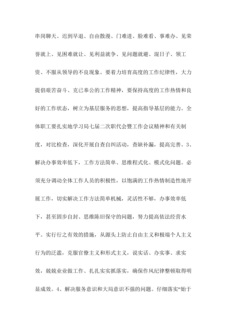 作风纪律整顿安排意见_第3页