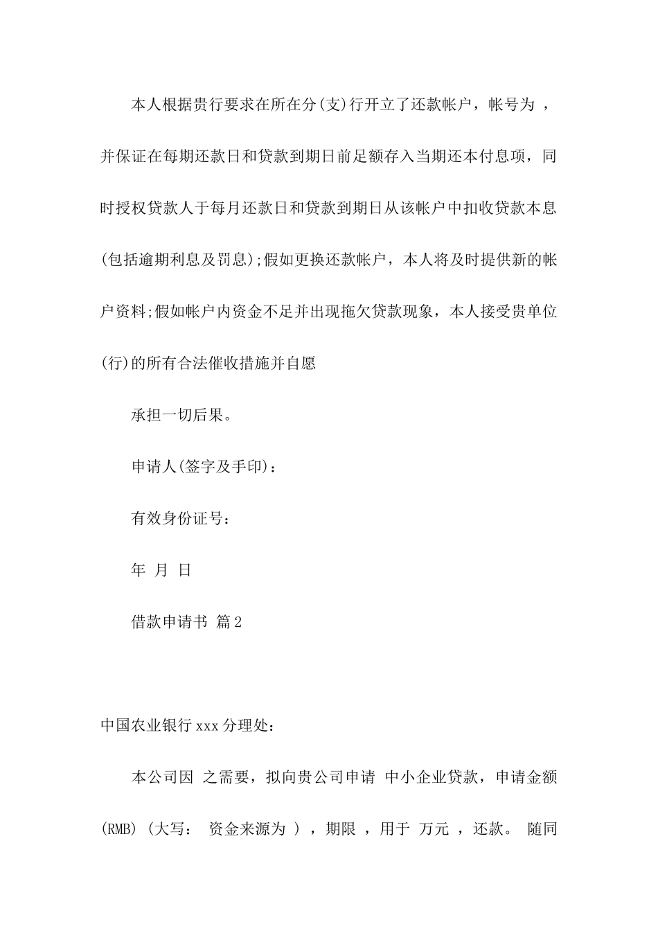 借款申请书三篇（一）_第2页