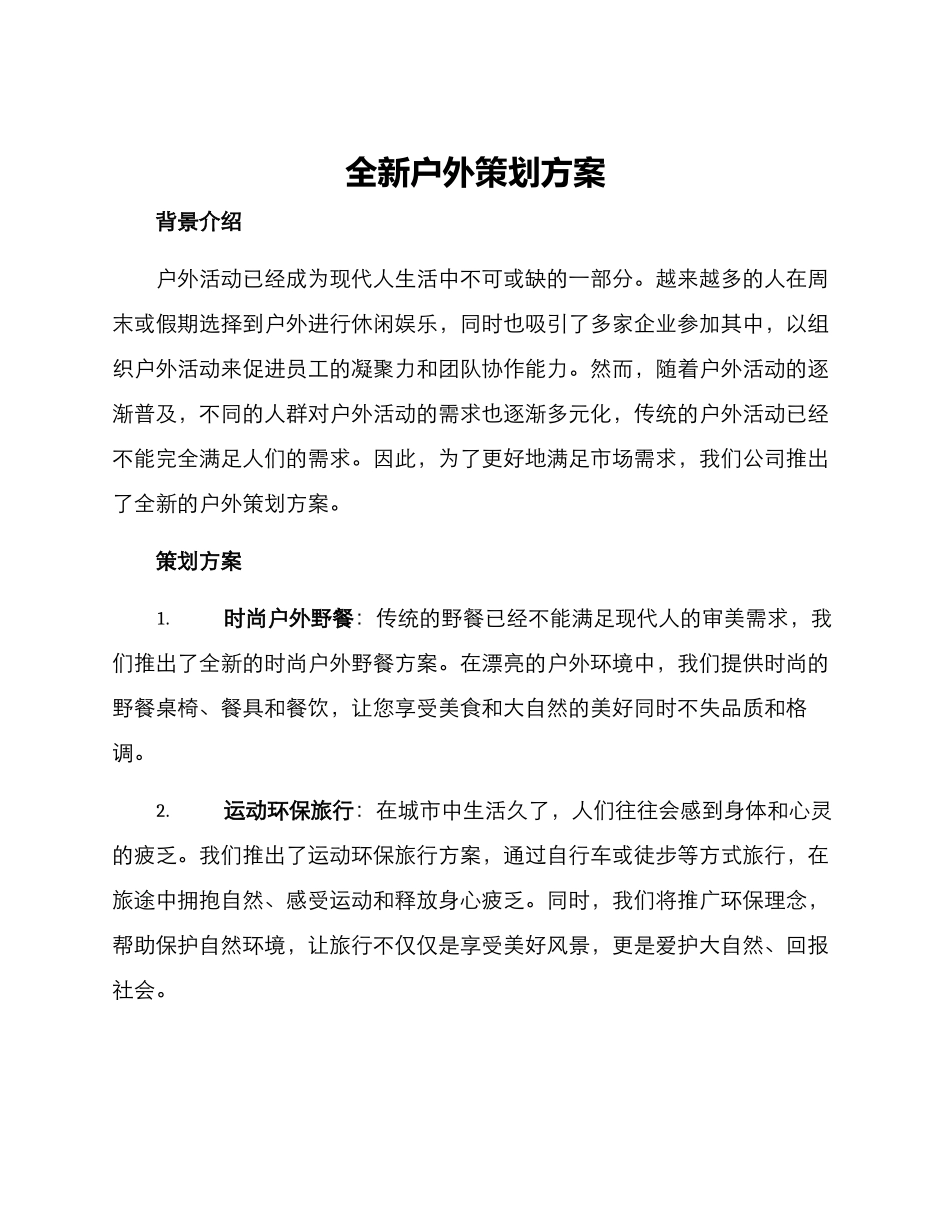 全新户外策划方案_第1页