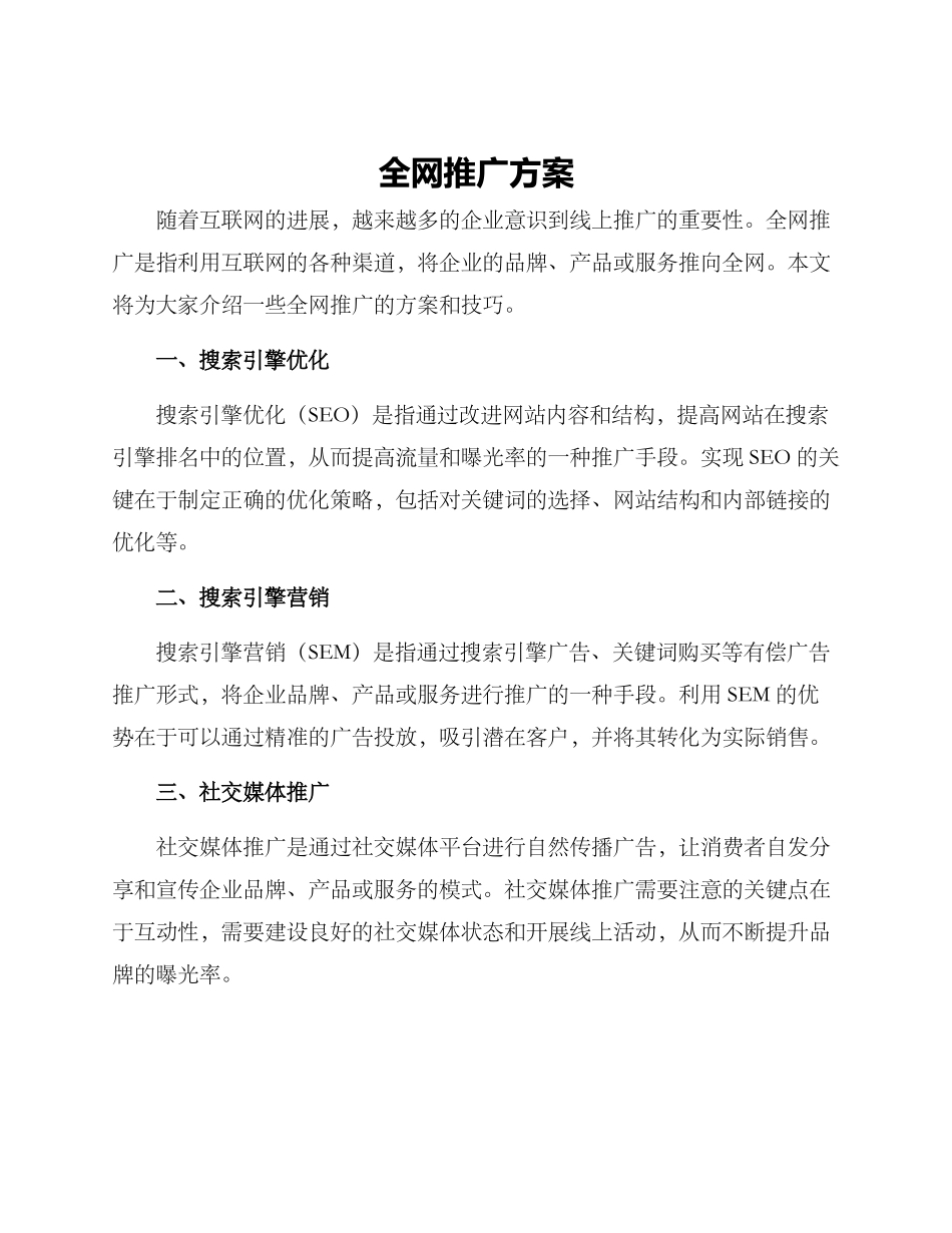 全网推广方案_第1页