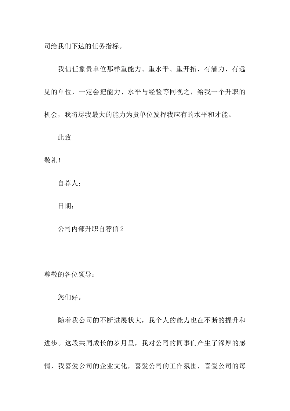 公司内部升职自荐信 (2)_第3页