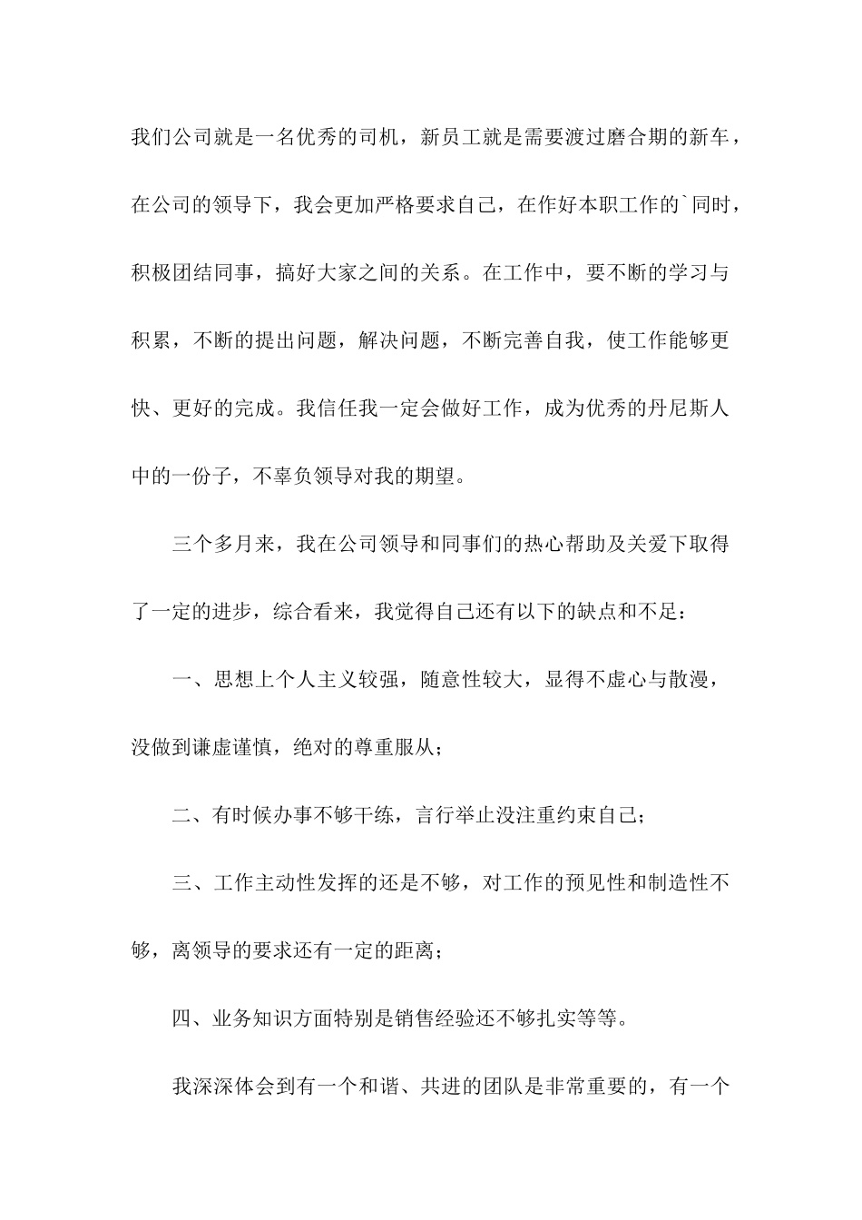 公司销售人员转正申请书_第2页