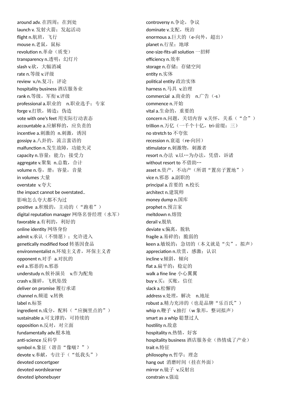 六级核心词汇_第1页