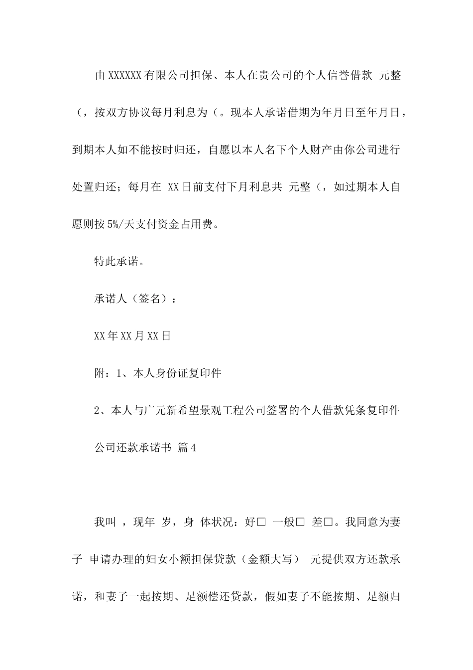 关于公司还款承诺书汇总十篇_第3页