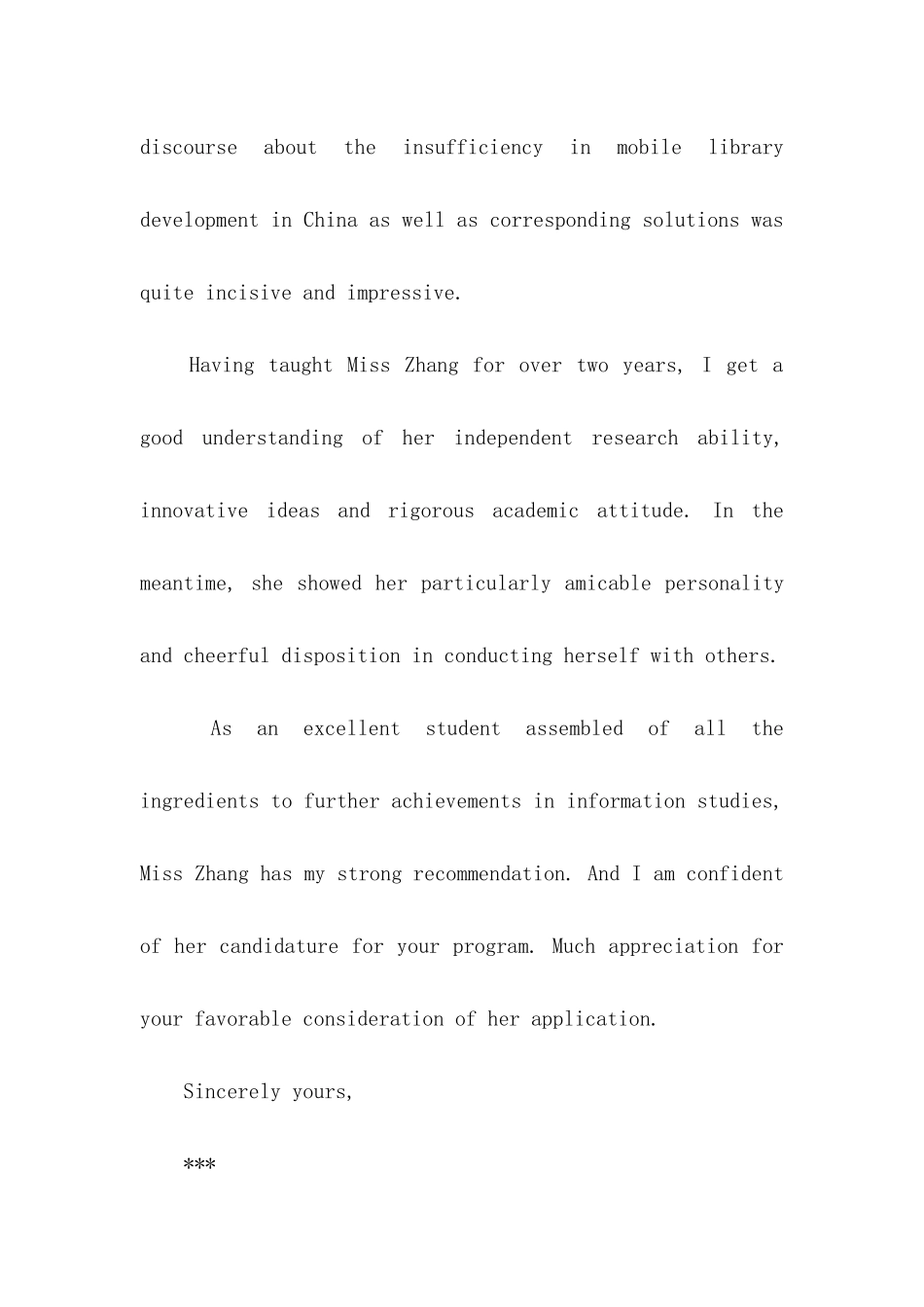 关于出国留学的英文推荐信三篇_第3页