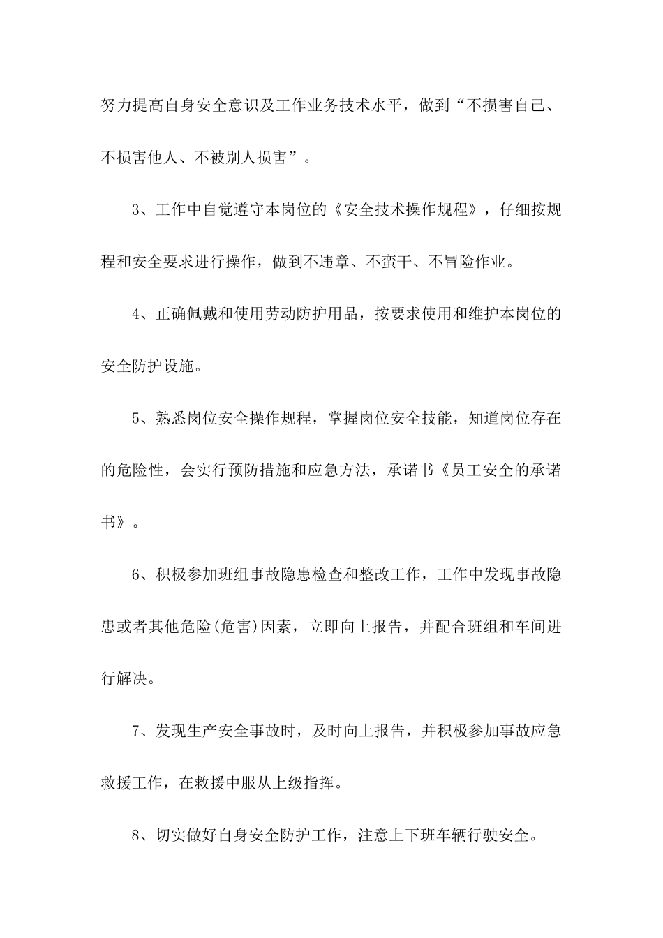 关于员工安全承诺书4篇_第2页