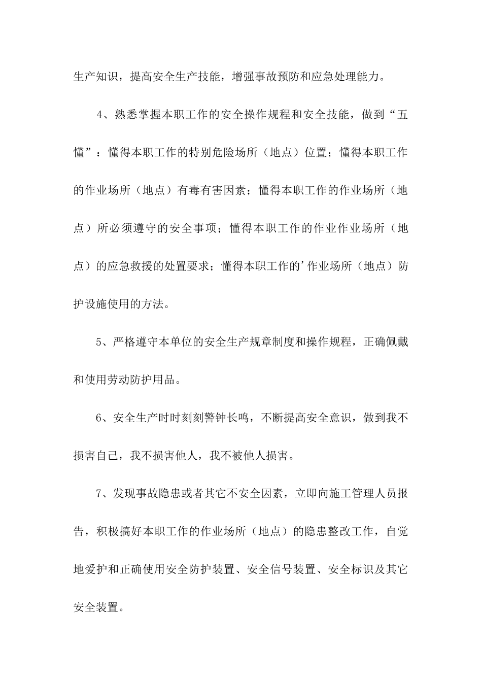 关于安全生产责任承诺书模板5篇_第2页