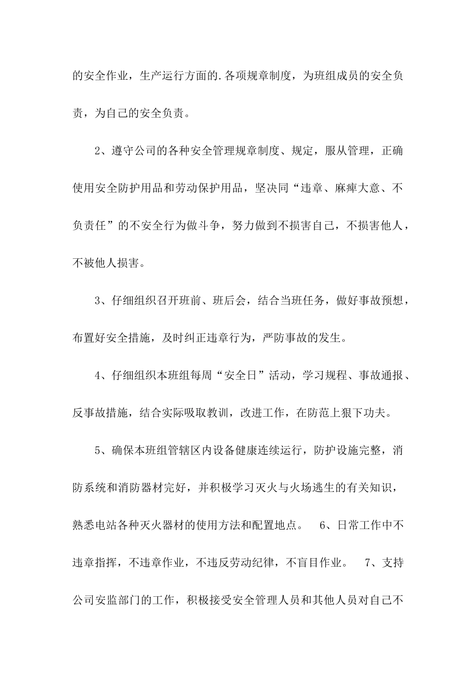 关于安全责任承诺书4篇_第2页